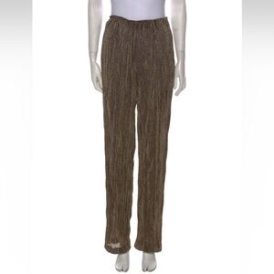 Ralph Lauren Purple Label Shimmering Gold Pants